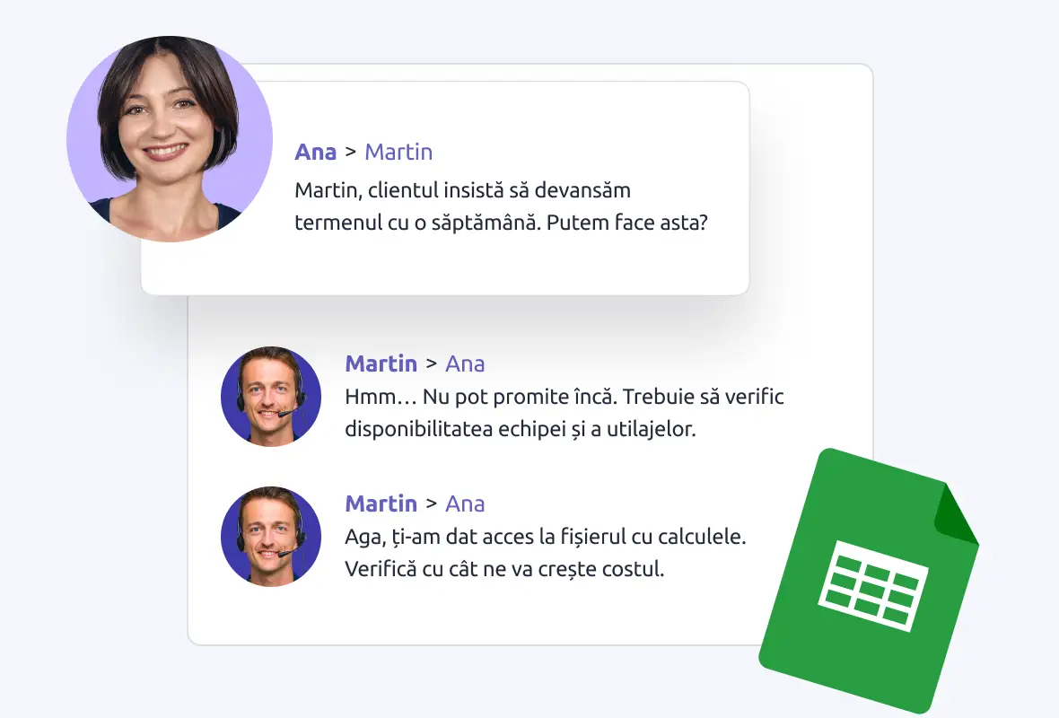 Colaborare sigură între vânzări și fabrică