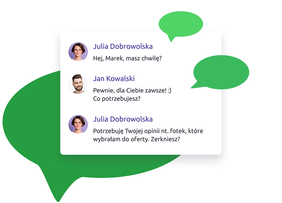 Czat on-line do szybkiej komunikacji wewnętrznej